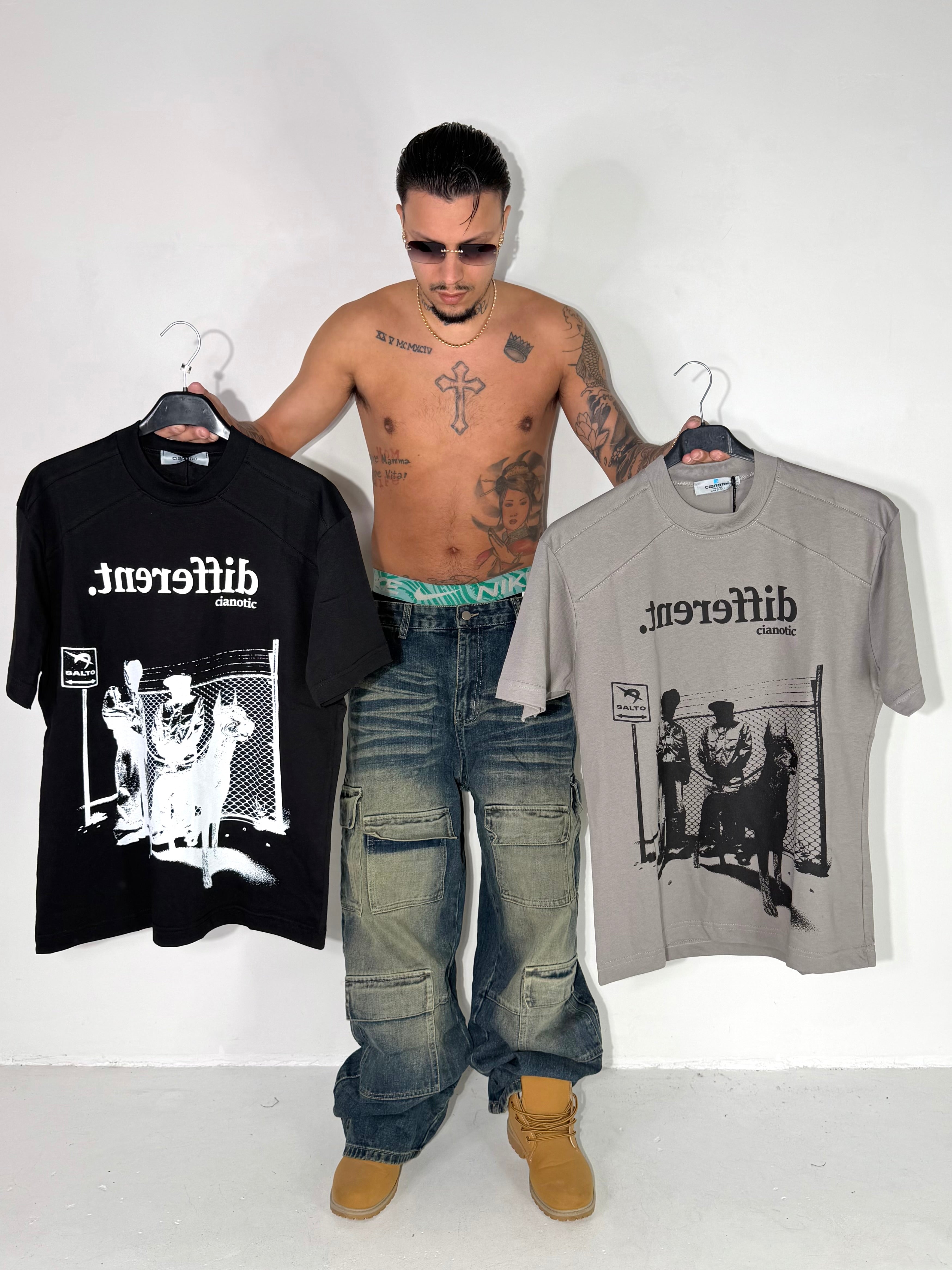 T-SHIRT DIFFERENT CNT 2 COLORI