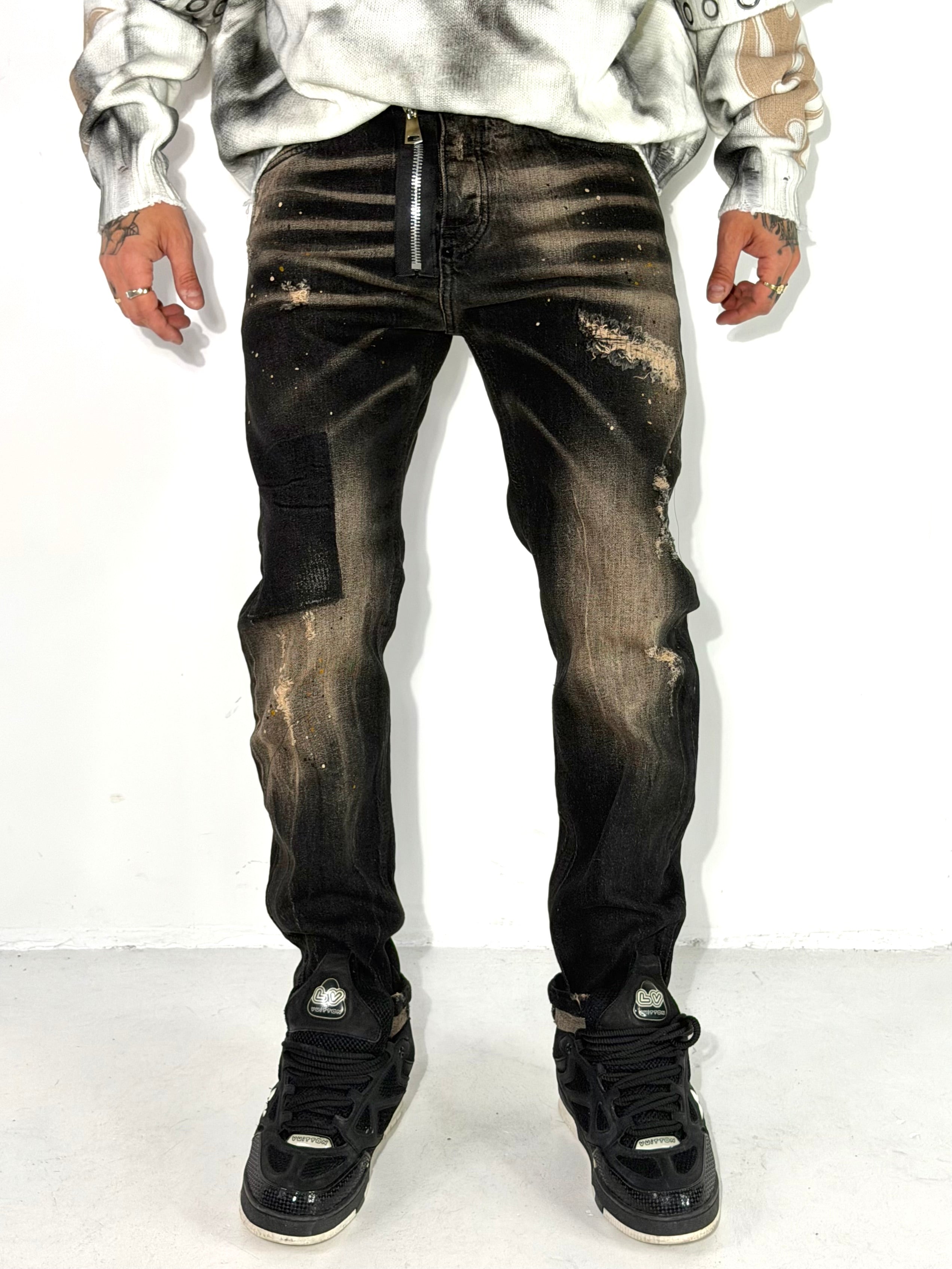 JEANS MOD DSQ CMC BLAXK
