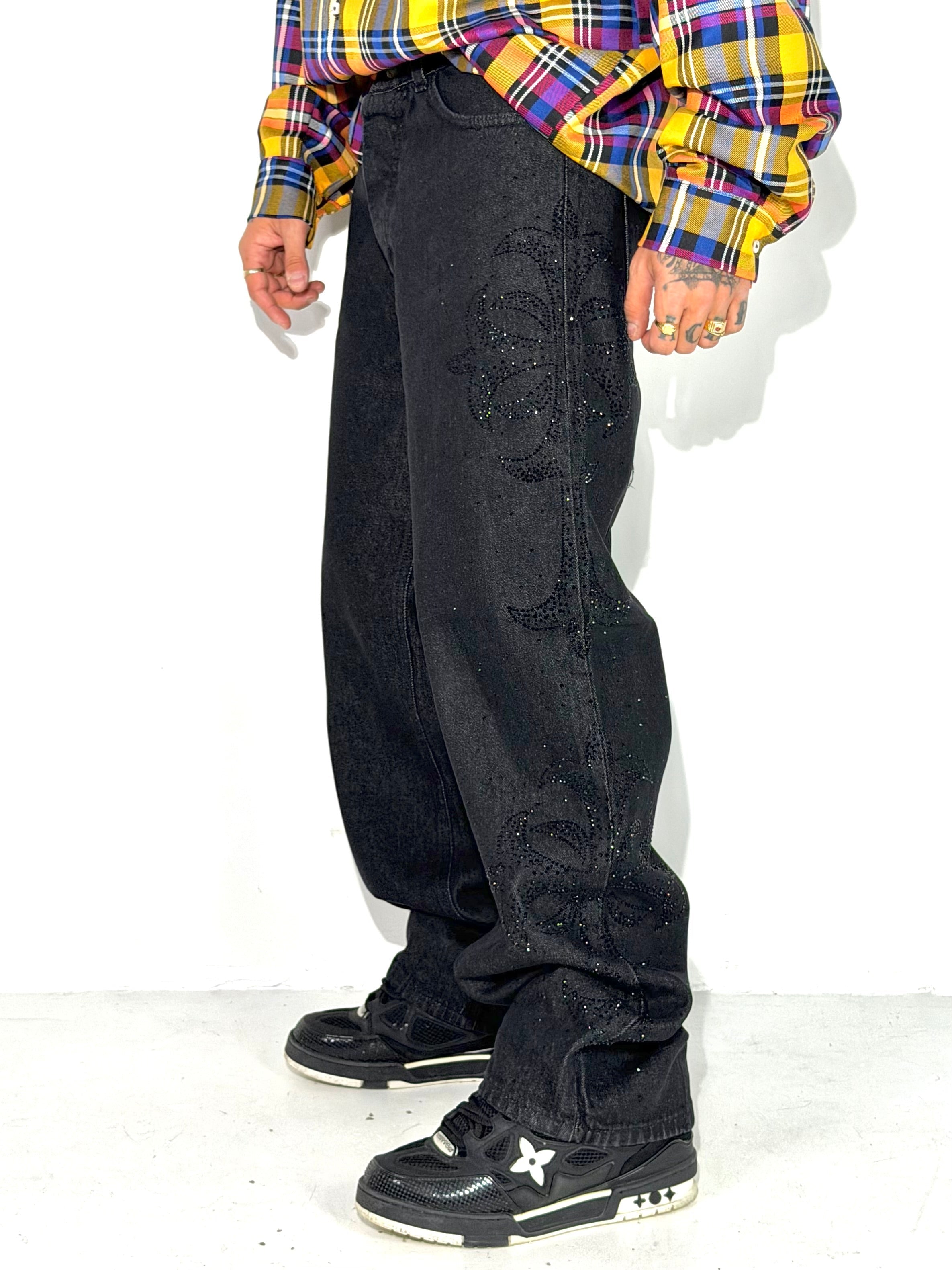 JEANS LOVE CON STRASS