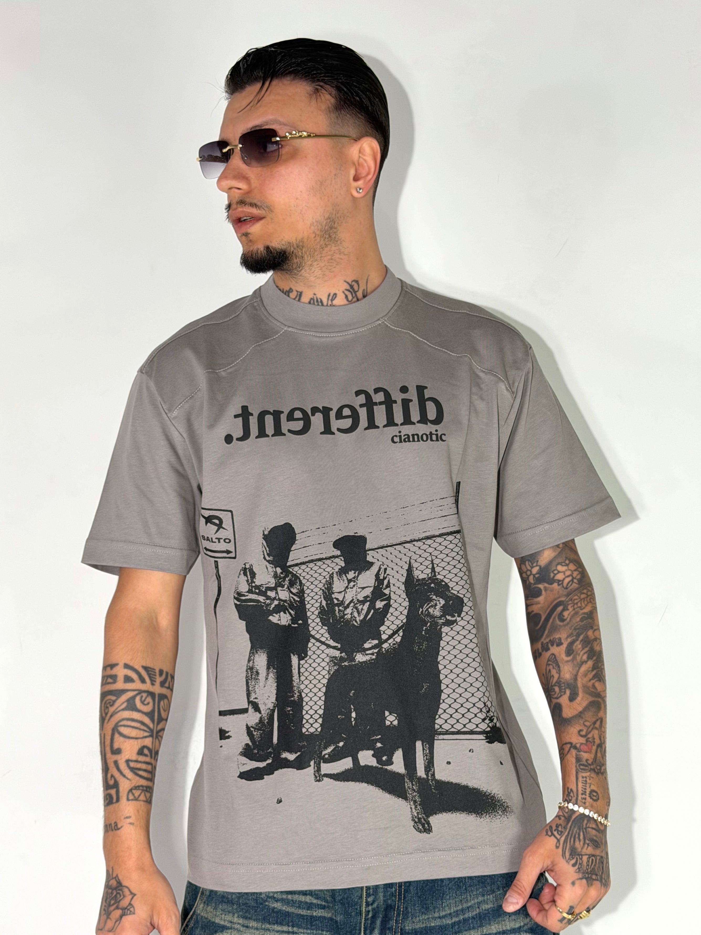 T-SHIRT DIFFERENT CNT 2 COLORI